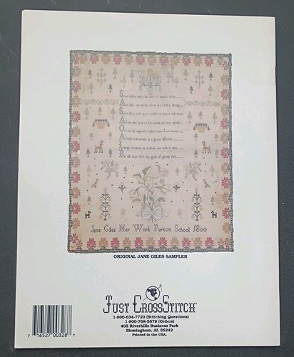 JANE GILES SAMPLER #328 JUST CROSS STITCH Counting Cross Stitch - Bild 2 von 2