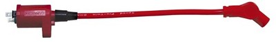 Posh Racing Ignition Coil Red + Speed Pro Twin Cord Red 12V Monkey Gorilla