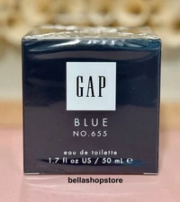 Gap Blue No. 655 Eau De Toilette Cologne For Men 1.7 fl oz Sealed Discontinued