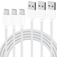 Car Carplay Cable for iPhone 16 15, 3 Pack USB A to USB C Cable Compatible with