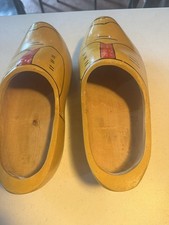 Vintage Wooden Dutch Shoes. Great Decoration.