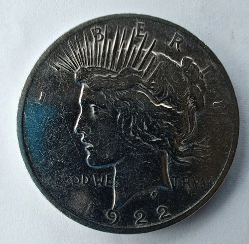1922 Peace Dollar $1 Silver Coin Philadelphia Circulated Business Strike KM#150
