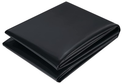 Pond Liner, 4 x 7ft 20 Mil Small Pond Liners, Black Heavy LDPE Duty Pond Line...