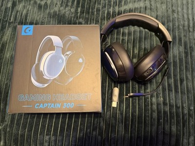 Captain 300 Wireless Over-Ear Bluetooth Gaming Headset Black