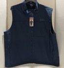 Mens Eddie Bauer/Blue/Full Zip/Soft Shell Vest ~ Size XXL