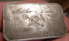 Toned Vihtage Art Silver Bar: Mother lode Mint 1973 "Keep Me And Never Go Broke"