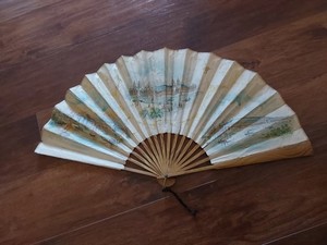 RARE 1892 World’s Columbian Exposition Vintage Folding Hand Fan J.W. Green