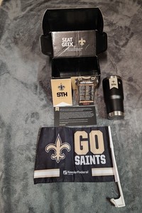 2024 New Orleans Saints Season Ticket Holder Gift Box Tunbler, Sticker, Schedule