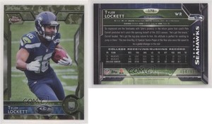 2015 Topps Chrome Rookies STS Camo Refractor /499 Tyler Lockett #178 Rookie RC