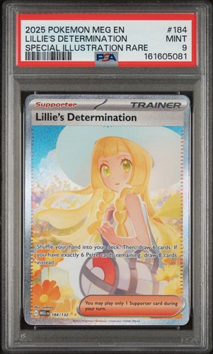 Lillie's Determination graded PSA 9 for sale on eBay