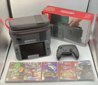 Nintendo Switch Boxed Console Bundle Case Controller 5 Games Pokémon Mario VGC