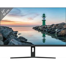 PEAQ PMO S245-VFC 24 24 Zoll Full-HD Monitor Schwarz LED