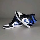 Nike Air Jordan 1 Mid White Black Racer Blue 2021 554724-140 Mens Size 9