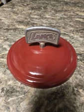 VINTAGE LANCE JAR LID W/ RARE KNOB