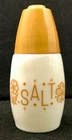 Vintage, Milk Glass, Westinghouse, Gemco Salt Shaker, Gold Butterfly, Flowers