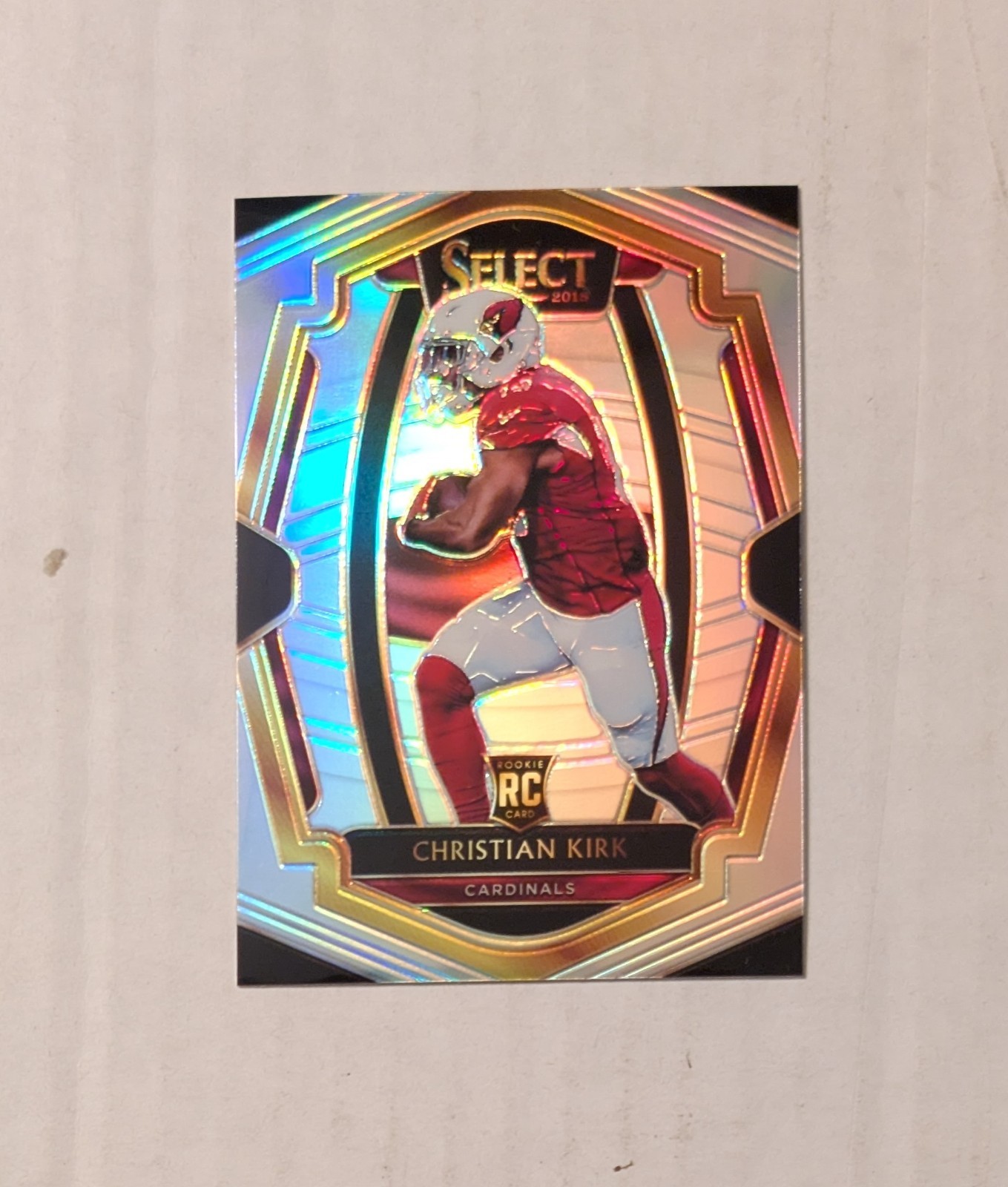 2018 PANINI SELECT SILVER PRIZM PREMIER LEVEL Christian Kirk RC CARD #151