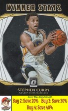 Stephen Curry 2020-21 Donruss Optic #3 Winner Stays Golden State Warriors 008674
