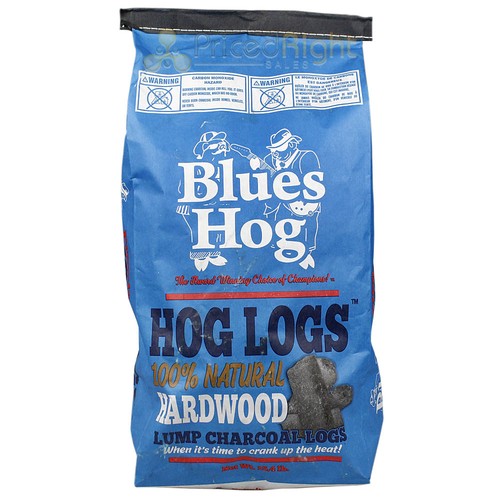 Blues Hog Charcoal Hog Logs 100% Natural Hardwood Lump Charcoal Logs 15.4 lbs - 第 1/6 張圖片