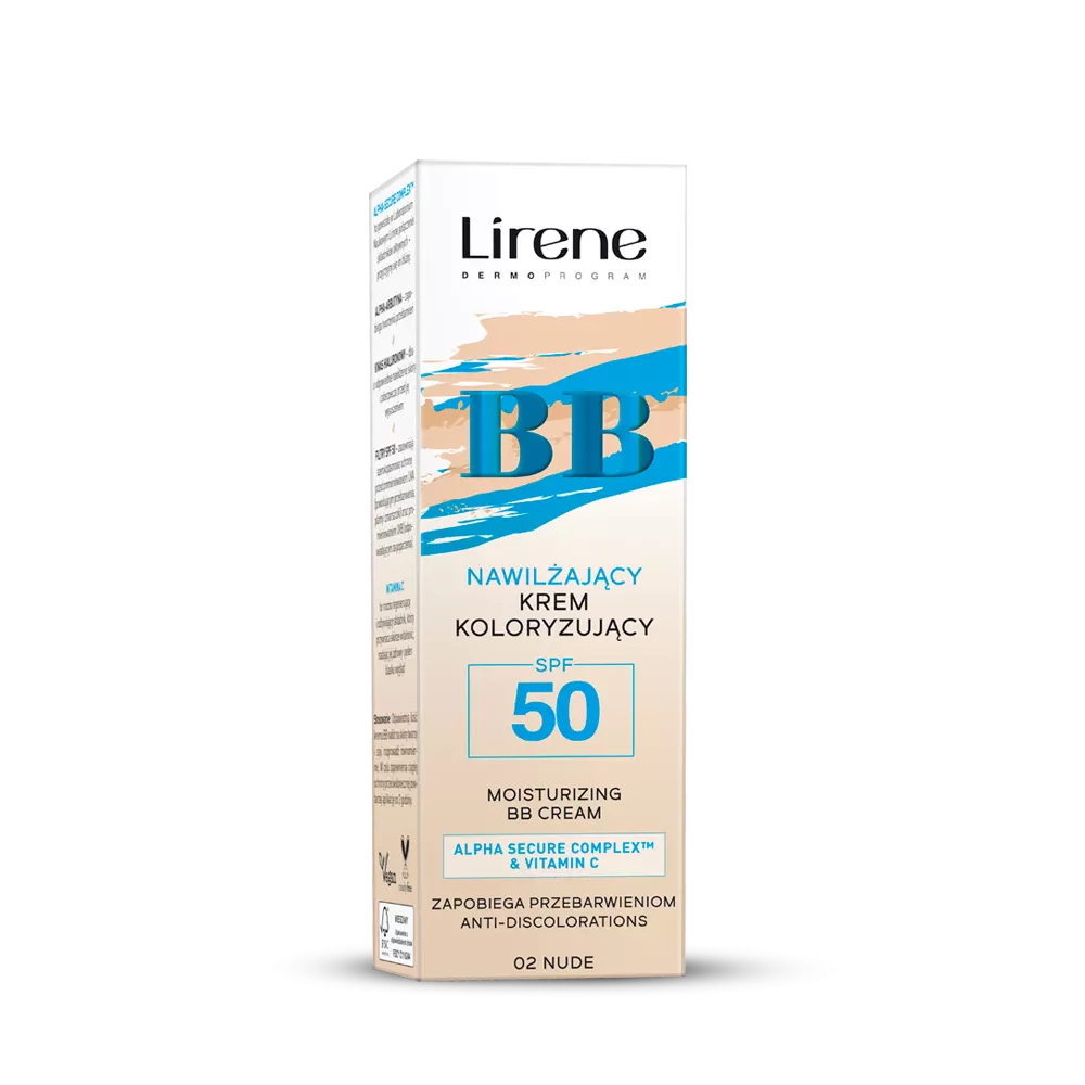 Lirene - Bb Cream - Tinted Spf 50 - Sun Protection & Moisturising For Every Day - Evens Skin Tone, Helps Reduce Discolouration, Hydrates & Adds - Image 3