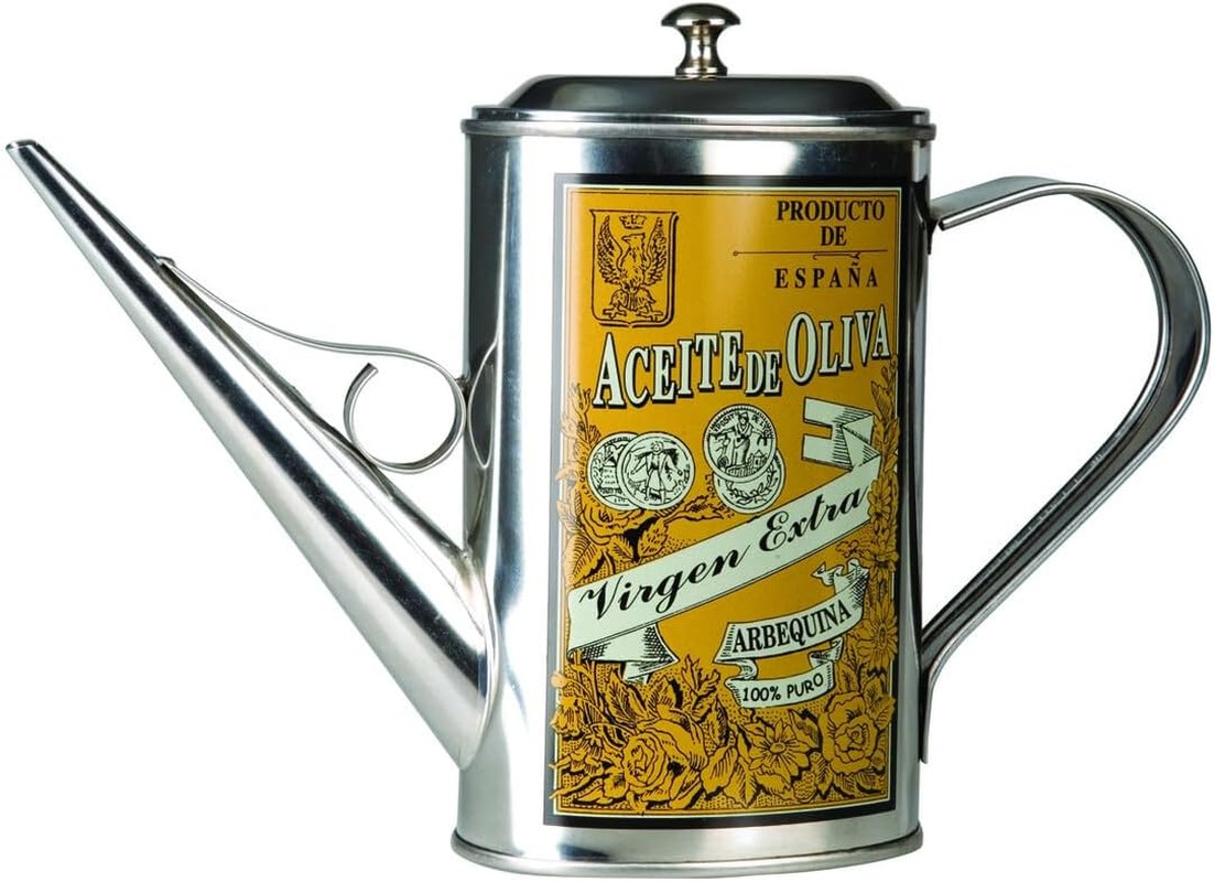 Oliera Inox 18/10 500ml - Il Segreto per l'Olio EVO Gourmet a Casa Tua