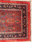 Antique Hand-woven Coral Red wool rug Cedar Floral & Trees  Oriental wool carpet — photo 7
