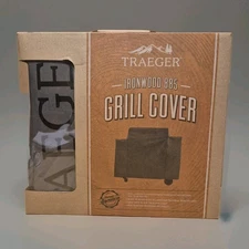 Traeger Ironwood 885 Full Length Grill Cover, BAC513~Grey~Brand New 