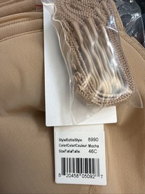 46C Mocha Dominique Women&rsquo;s Vivienne Strapless Longline Bra V-Wire Corset Top