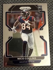 Nico Collins Rookie 2021 Panini Prizm Football ? Card Texans Base #360 (RC). rookie card picture