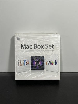 Apple Box Set OS X Leopard, iLife, iWork MB997Z/A 2009 Complete