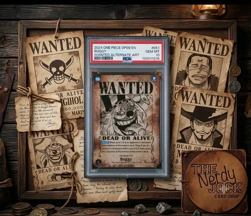 One Piece Buggy Wanted Poster SP OP09-051 Emperors in the New World PSA 10🔥