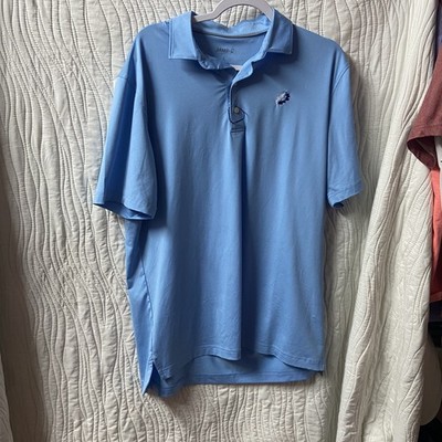 Johnnie O Prep Formance Polo Shirt Men Quick Dry Performance Golf Blue L