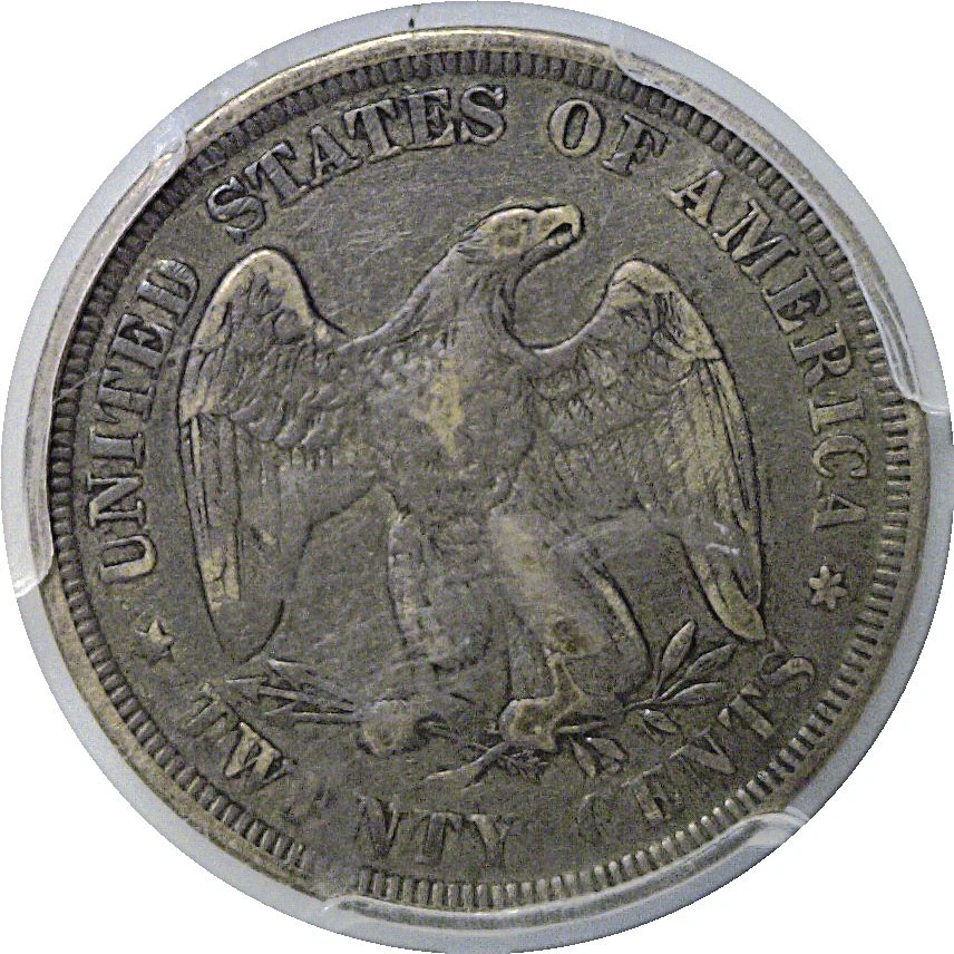 1875 Twenty Cent Piece   PCGS VF-30 - Image 3 of 3