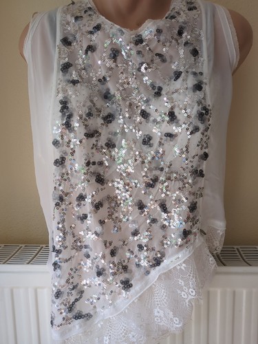 Tredy Bluse Glitzer Gr 44