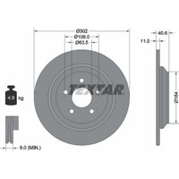 2X Textar 92292403 Bremsscheibe FüR Ford Focus Kuga HN HP HM DFK
