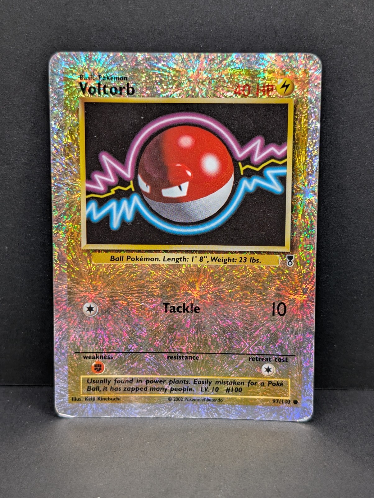 Pokemon Voltorb Legendary Collection Reverse Holo Rare Pokemon TCG Nintendo MP