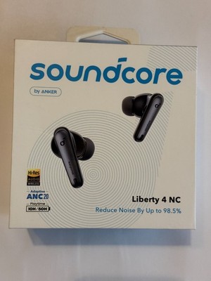 Soundcore Liberty 4 NC ANC Bluetooth Kopfhörer Schwarz neuwertig B-Ware