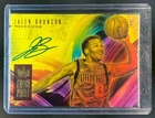 2018-19 Panini Court Kings Jalen Brunson Fresh Paint RC Auto #80/99 Mavericks