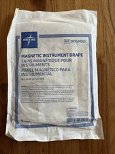 Lot of 3 three Magnetic Instrument Drape 16" X 20" Medline DYNJMDL1