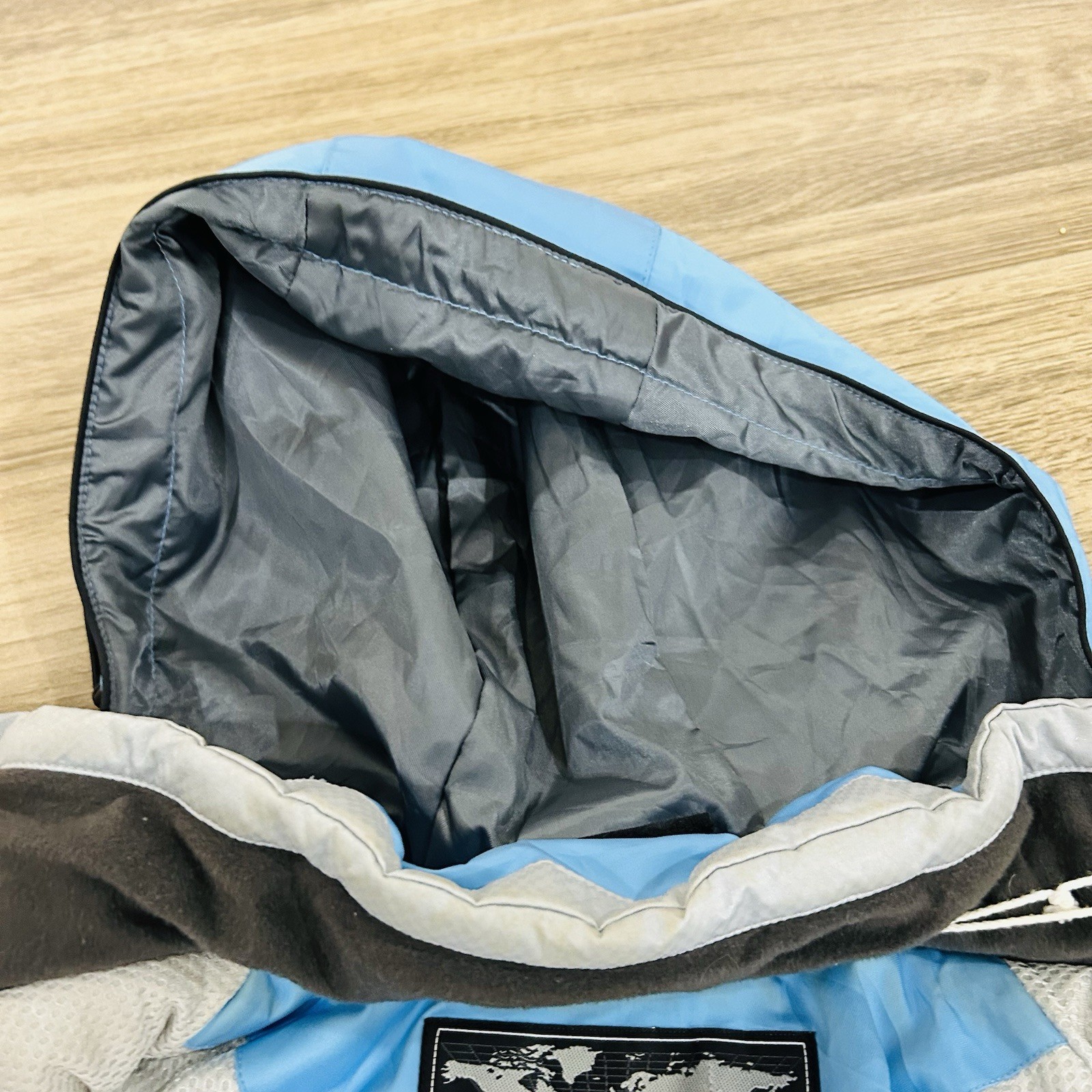 Phenix Ski Jacket US Womens size 8 Blue insulated removable hood Winter