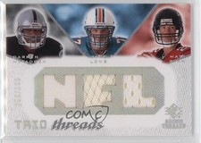 2008 SP Rookie Threads Trio NFL /100 Darren McFadden Jake Long Matt Ryan 0ey7