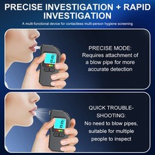 Portable Digital Breath Alcohol Tester For Quick Results At Home