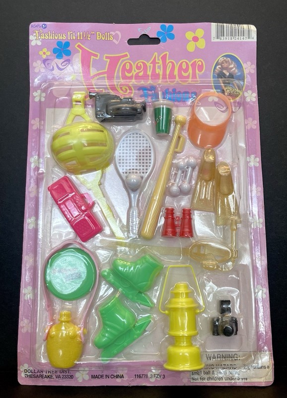 New! Heather Fashions - Vintage 11 1/2” Doll Accessories Barbie Size ⭐️ Cool!