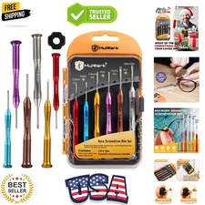 Small Screwdriver Set, 6pcs Magnetic Mini Screwdriver Set, Micro Precision Fl...