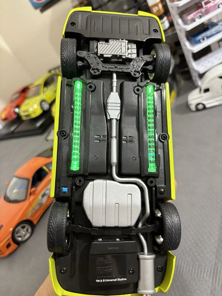 Racing Champions Fast And The Furious Street Glow 1/18 Lot Supra And Eclipse - Image 3 of 4