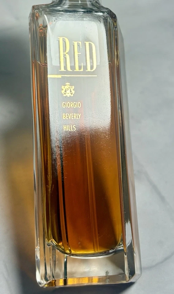 RED By Giorgio Beverly Hills 1.7oz/50ml Extraordinary Spray Cologne VTG SEE FILL - Image 3 of 4