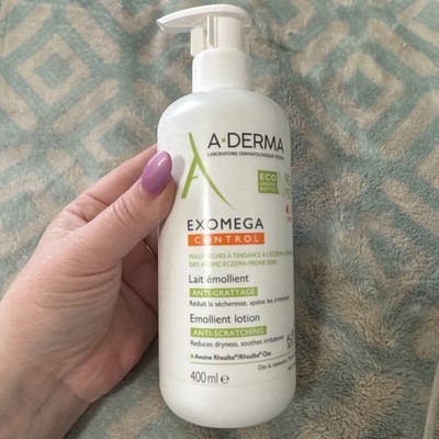 A-Derma Exomega Control Anti-Grattage Emollient Lotion Anti-Scratching Soothes