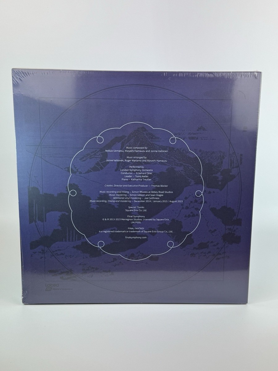 Final Symphony FINAL FANTASY X Vinyl Record Soundtrack 3 LP