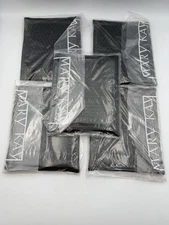 Mary Kay Travel Mirror Set Lot of 5 Cosmetic Zipper Cases Black New