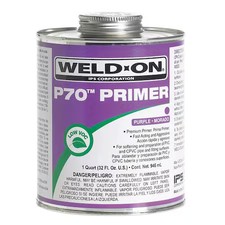 Weld-On 13994 P-70 Purple Primer Pvc/Cpvc Quart