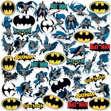 BATMAN CHARACTER POSES DIE CUT VINYL 50 CT STICKER PACKS
